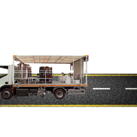 INN 1600 - AIRLESS ROAD MARKING MOUNTED EQUIPMENT TRUCK (SUPERSTRUCTURE)